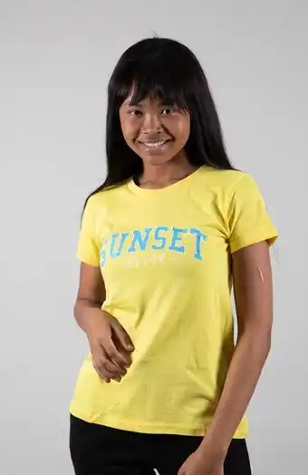 JAM Clothing Ladies slogan t-shirt - yellow offer