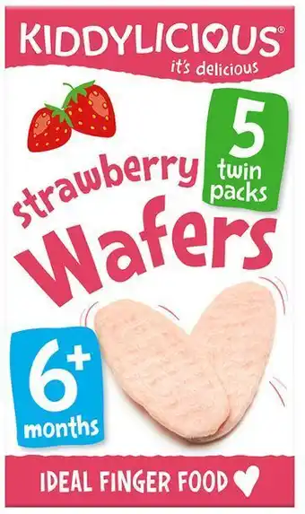 Faithful to Nature Kiddylicious mini wafers - strawberry - 6m+ offer