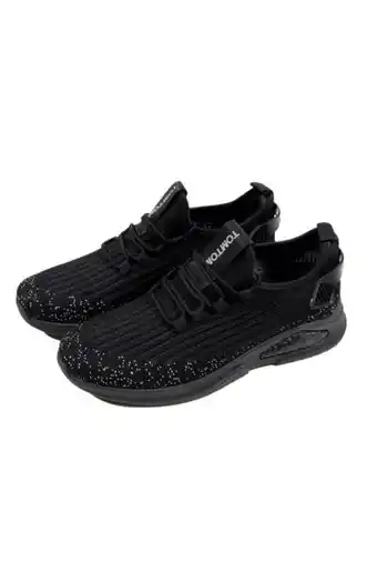 JAM Clothing Mens slip on sneaker - black/ grey offer