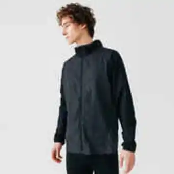 Decathlon Run wind men's running windproof jacket - black offer
