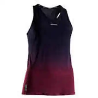 Women's tennis tank top light 900 - black/purple