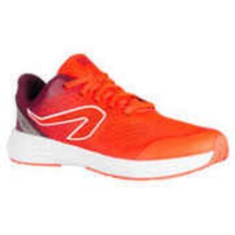 Decathlon At 500 kiprun fast kids' athletics shoes - neon pink/burgundy offer