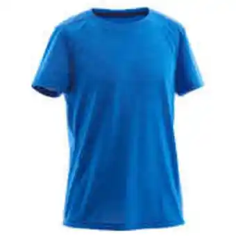 Decathlon Kids' breathable t-shirt - blue offer