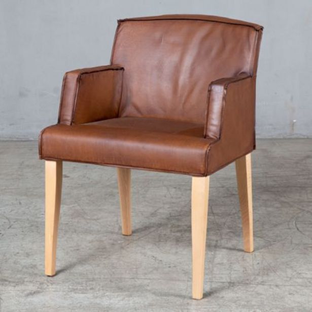 Monza dining chair light brown matt offer at Weylandts