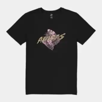 Totalsports Girl's adidas black & gold 3 bar t-shirt offer