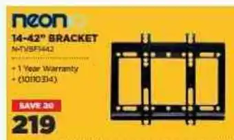 Neon - 14-42" Bracket - 10110314