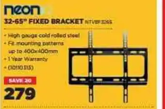 HiFi Corp Neon - 32-65" Fixed Bracket - 10110313 offer