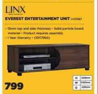 LINX - Everest Entertainment Unit