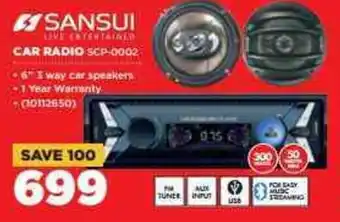 HiFi Corp Sansui - Car Radio - 10112650 offer