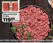 Food Lover's Market Extra lean beef mince-2 x 500g per pack offer