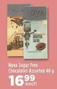 Nova sugar free chocolates assorted-40g each
