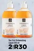 Food Lover's Market You first dishwashing liquid-for 2 x 500ml offer