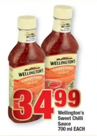 OK Foods Wellington's Sweet Chilli Sauce 700ml offer