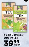 Vita aid slimming or detox tea-50g each
