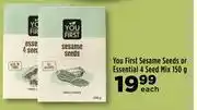 Food Lover's Market You first sesame seeds or essential 4 seed mix-150g each offer