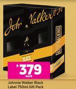 Game Johnnie walker black label gift pack-750ml each offer