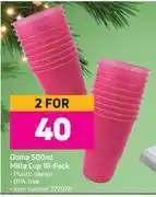 Otima 500ml milla cup 10 pack-for 2