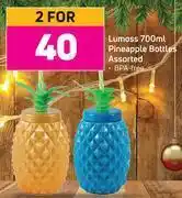 Lumoss 700ml pineapple bottles assorted-for 2