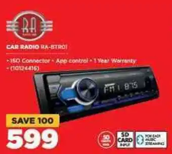 RA Car Radio - 10124416