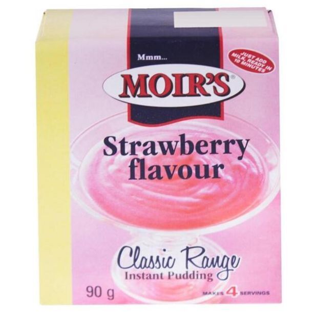 Moirs strawberry instant pudding 90, g offer at Game