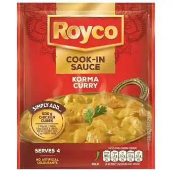 Game Royco dry cis chicken korma 41, g offer