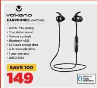 Volkano - Earphones - 10132345