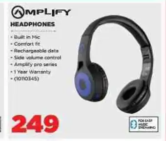 HiFi Corp Amplify Headphones - 10110345 offer