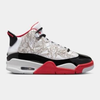 Sportscene Jordan junior dub zero white/red sneaker offer