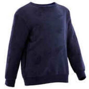 Decathlon Kids' baby gym sweatshirt decatoons - navy blue print offer