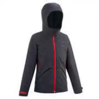 Decathlon Kids waterproof hiking jacket - mh550 black offer