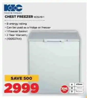 HiFi Corp KIC - Chest Freezer - 10053744 offer