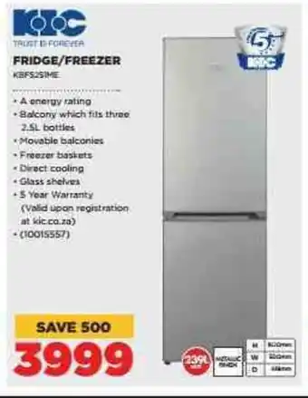 HiFi Corp KIC - Fridge / Freezer - 10015557 offer