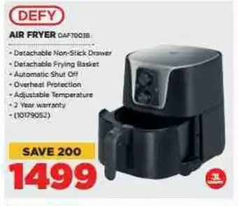 HiFi Corp DEFY - Air Fryer - 10179052 offer