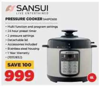 Sansui - Pressure Cooker - 10112832