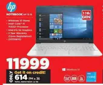 HiFi Corp HP -Notebook - 10170870 offer