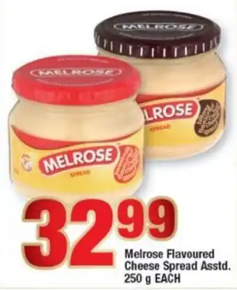 OK Foods Melrose Flavoured Cheese Spread asstd 250g offer