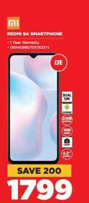 Mi Redmi 9A Smartphone - 10140981/10175237