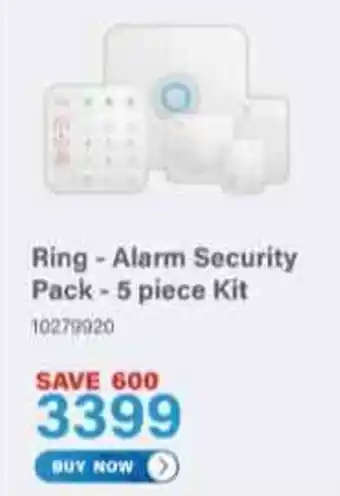 Incredible Connection Ring - Alarm Security Pack Kit - 5 piece offer