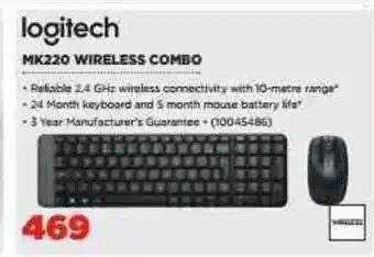 HiFi Corp Logitech - MK220 Wireless Combo - 10045486 offer