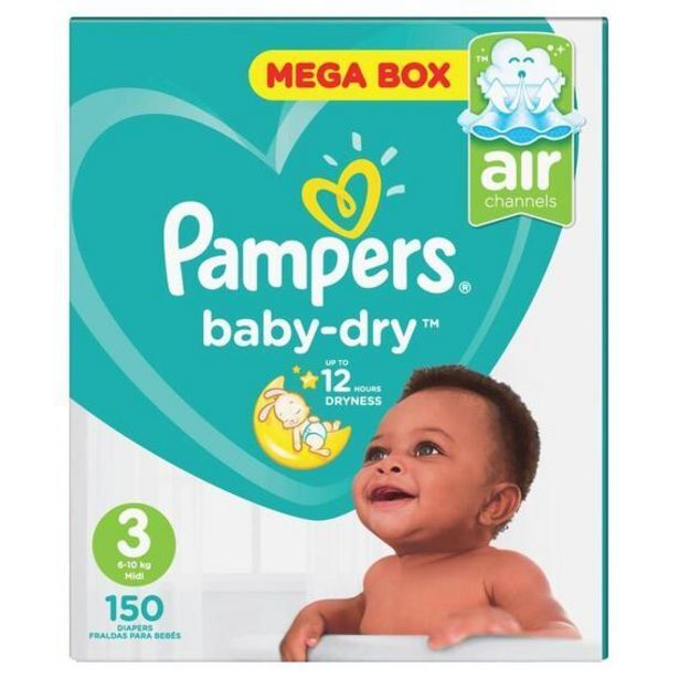 Pampers ab mega box midi size 3 150s offer at Game