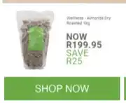 Wellness Almonds Dry Roasted-1Kg