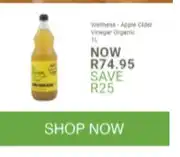 Wellness Apple Cider Vinegar Organic-1L