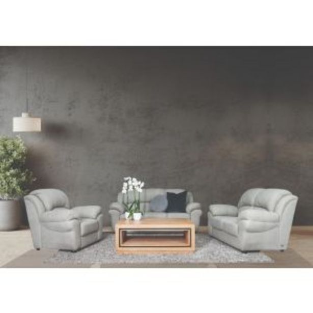 Jasmine 3 piece addo grey lounge suite offer at Hirsch's