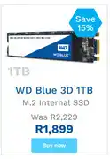 WD Blue 3D 1TB M.2 Internal SSD