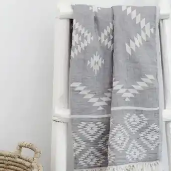 OneDayOnly 2x 100% cotton kelim turkish towels (95cm x 175cm) offer