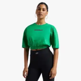 Sportscene Redbat athletics women's green cropped top offer