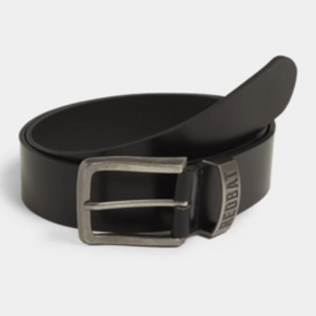 Redbat black leather belt offer at Sportscene