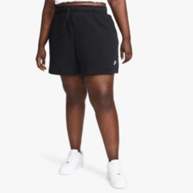 Nike women's nsw black shorts (plus size) offer at Sportscene