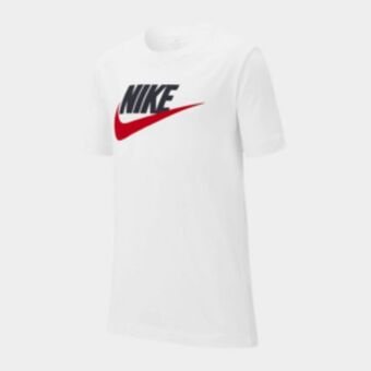 Sportscene Nike boys nsw futura white t-shirt offer