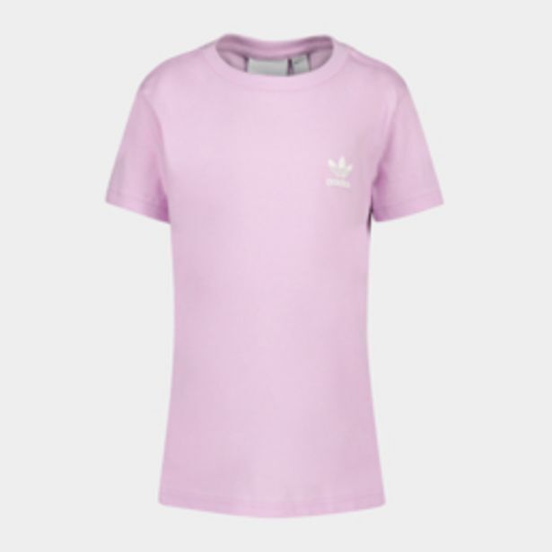 Adidas originals essentials kids purple tshirt offer at Sportscene